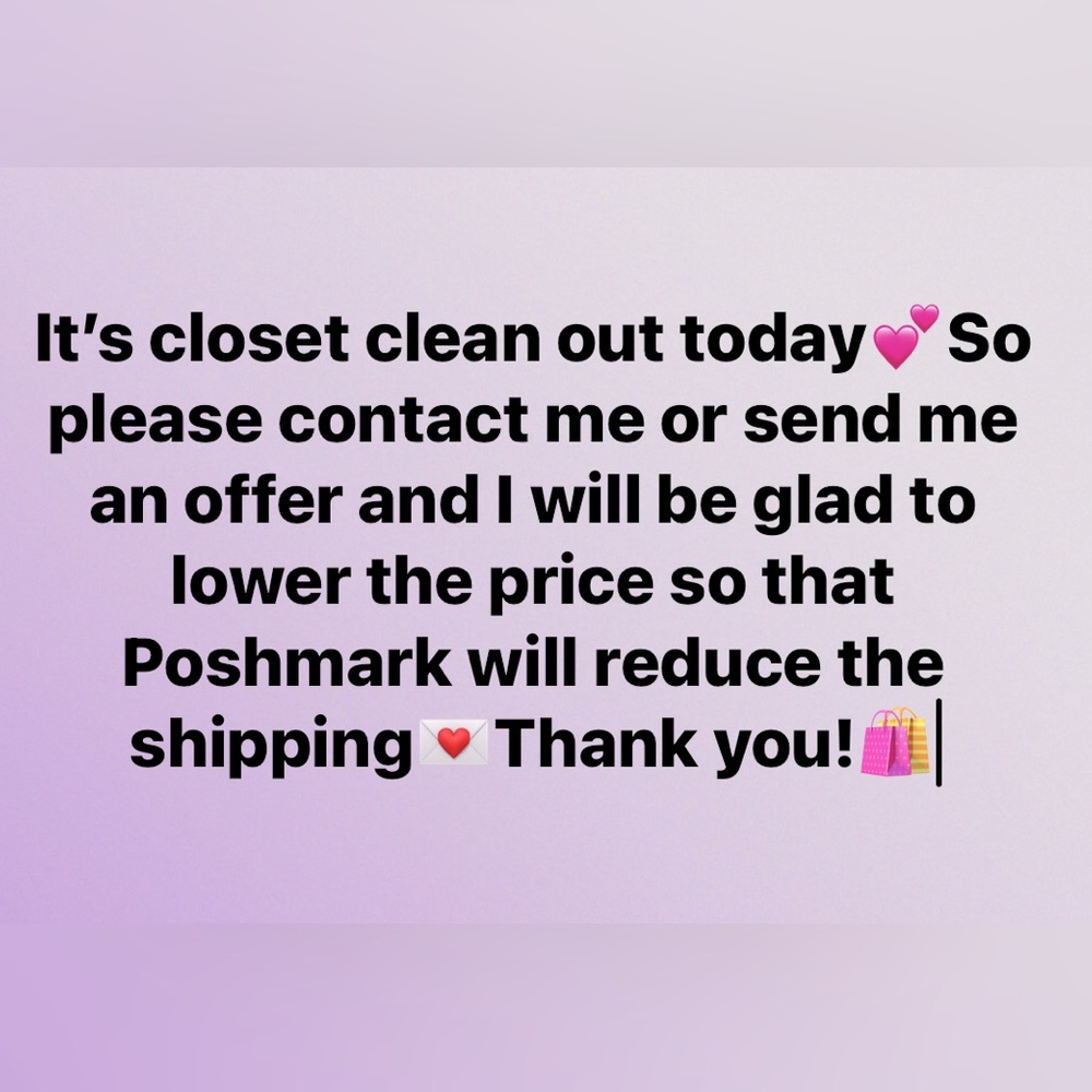 Closet clear out!